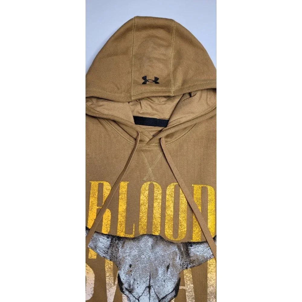 Under Armour Project Rock Blood Sweat Respect Terry Pullover Hoodie - Picture 5 of 7